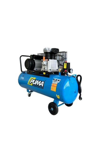 PUMA 100 Litre Yağlı Pistonlu Kompresör 3 HP, 8 Bar, 220 Volt - 3