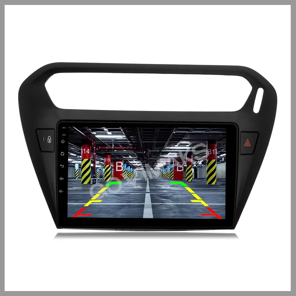 CITROEN C-ELYSEE UYUMLU SİYAH 2012-2023 4 GB RAM 64 GB HAFIZA ANDROID MULTIMEDIA TEYP - Resim 4