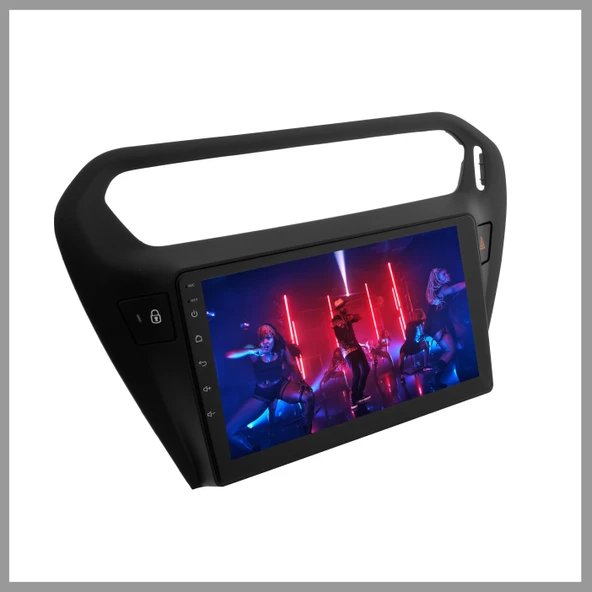 CITROEN C-ELYSEE UYUMLU SİYAH 2012-2023 4 GB RAM 64 GB HAFIZA ANDROID MULTIMEDIA TEYP - Resim 3