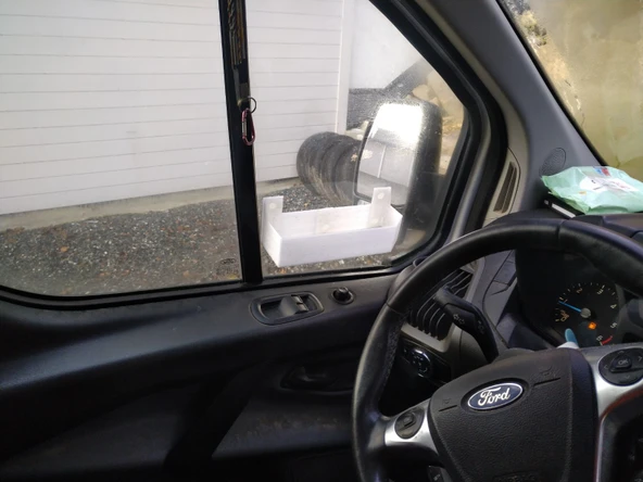 print studıo  Ford Transit özel yan cam organizer siyah - 3