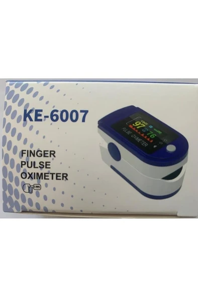 Pulse Oksimetre Parmak Tipi Kan Oksijen Nabız Ölçer Oximeter KE-6007 - 5