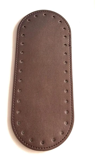 Çanta Aksesuar Suni Deri  Bakır 20x8 cm Oval Çanta Tabanı - 1