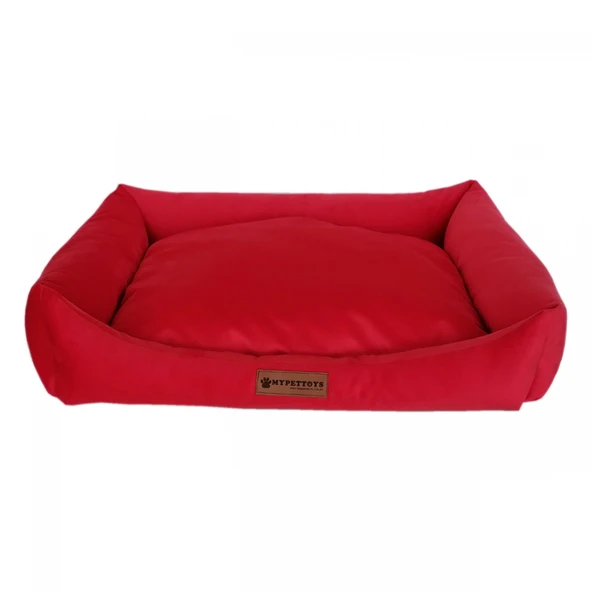 Yumuşak Köpek Yatağı Tay Tüyü X Large Kırmızı 80*100 cm ürün görseli