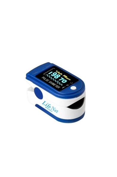Pulse Oksimetre Parmak Tipi Kan Oksijen Nabız Ölçer Oximeter KE-6007 - 1