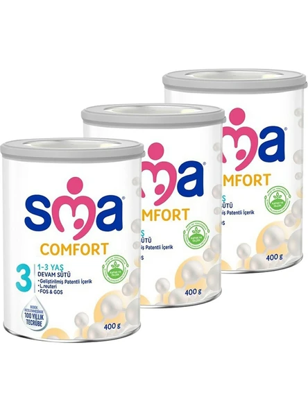 SMA Comfort 3 Devam Sütü 400 gr 3 Adet ürün görseli