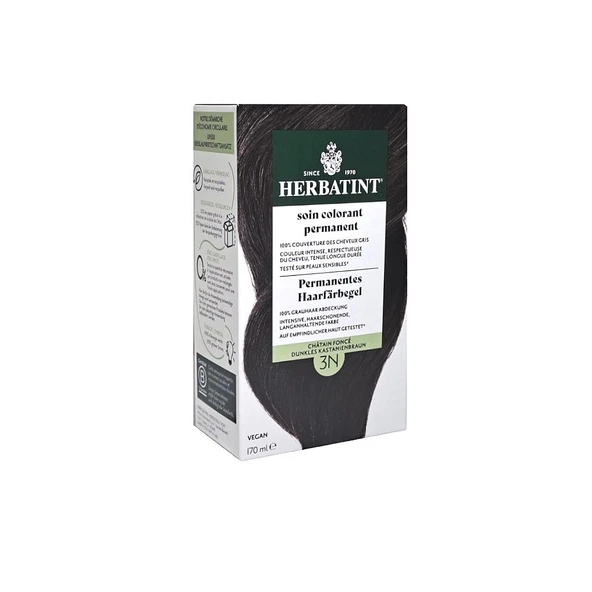 Herbatint Saç Boyası 3N Dark Chestnut - Koyu Kestane - 1