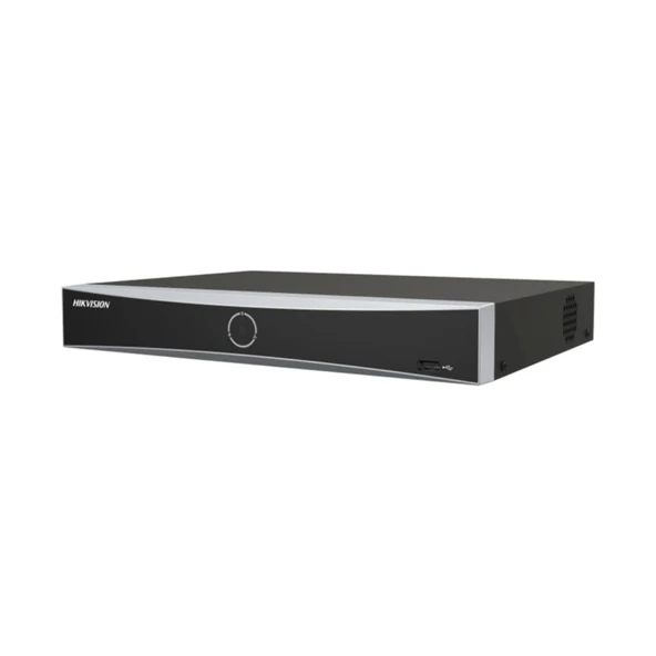 Hıkvısıon Ds-7616nxı-k1, 16kanal, 12mpix, H265+, Acusense, 1 Hdd Desteği, 2160p Kayıt, 160mbps Bant Genişliği, Metal Kas
