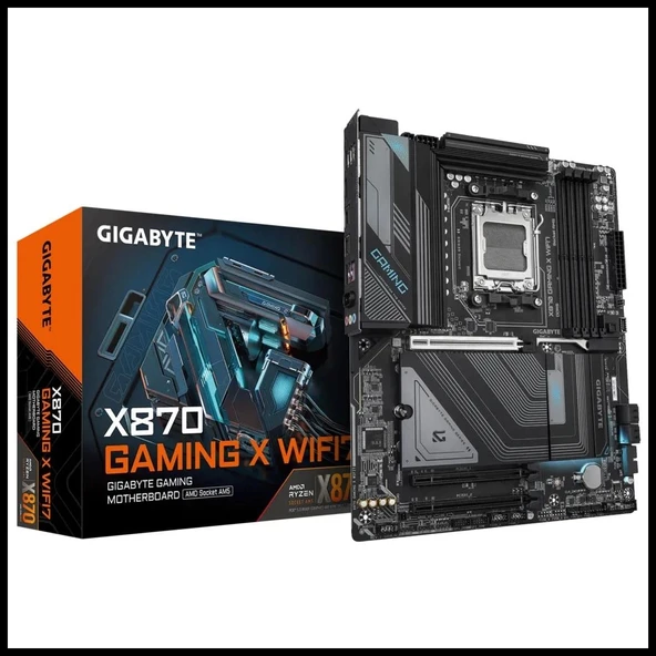 Gıgabyte X870 Gamıng X Wıfı7 G10, 4xddr5, 3xm.2, Dp, Hdmı, Type-c, Wi-fi 7e, Bluetooth 5.4, Am5 Soket Gamıng Anakart