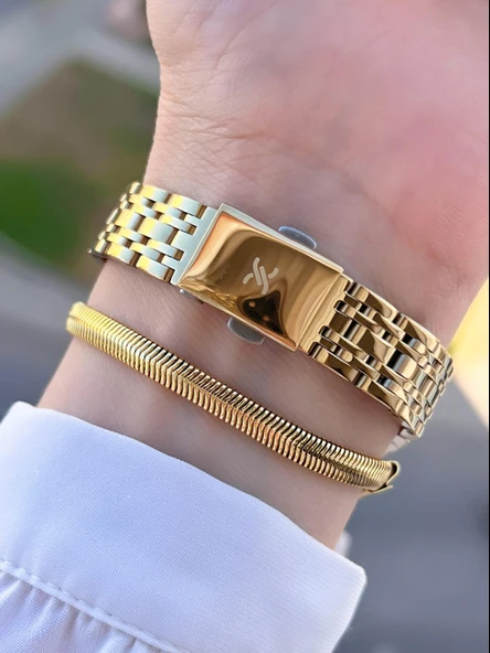 Daniel Klein Çelik Kordon Elips Kasa Kesme Camlı 2 Yıl Garantili Kadın Kol Saati+Bileklik 10891.3 - Resim 3