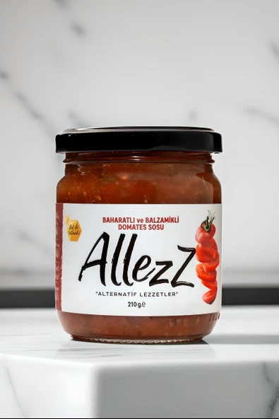 Allezz Baharatlı ve Balzamikli Domates Sosu