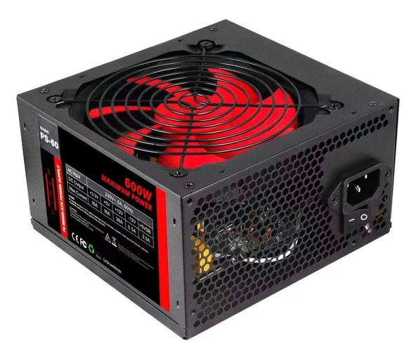 TEKNOTEG - HIPER PS-60 600W 12 CM FAN POWER SUPPLY - 2