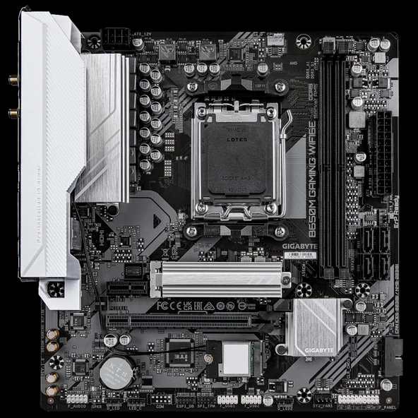 Gıgabyte B650m Gamıng Wıfı6e, Rev.1.2, 2xddr5, M.2, Hdmı, D-sub, Wi-fi 6e, Bluetooth V5.3, Am5 Soket Gamıng Anakart - 2