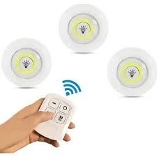 Led Light with Remote Control set of 3