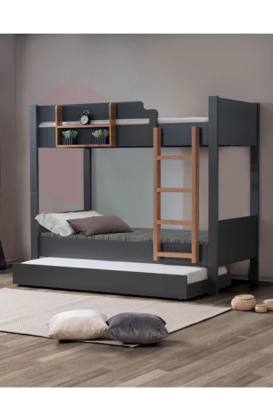 Ranza, Asya Ranza Ayrılabilir Yavrulu Ranza - 90x190 Cm ürün görseli 1