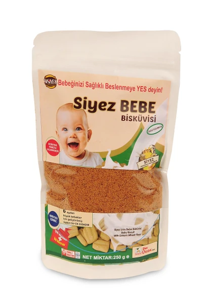 SİYEZ UNLU BEBE BİSKÜVİSİ TOZ 250G