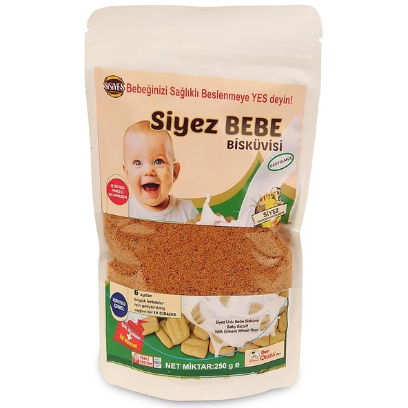 SİYEZ UNLU BEBE BİSKÜVİSİ TOZ 250G - 2