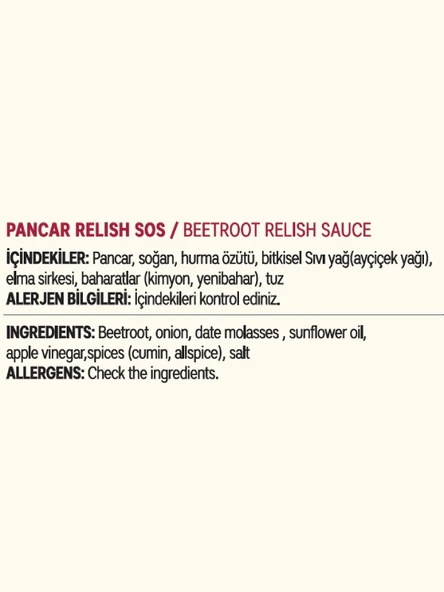 Allezz Pancar Relish Sos - 4