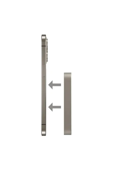 Momax Titanium Wireless Kablosuz Powerbank 5000mAh MagSafe Uyumlu - 3