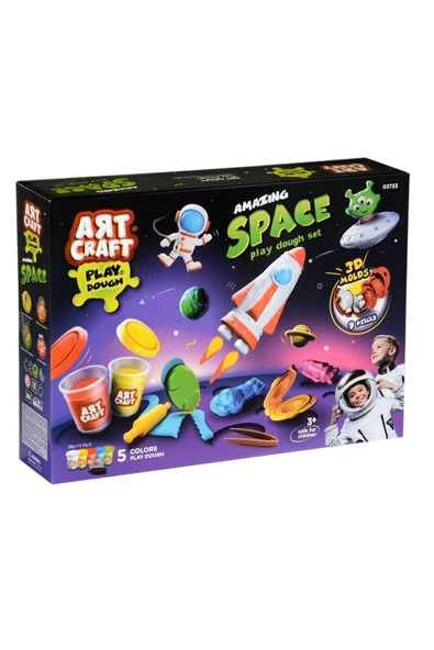 Art Craft Uzay Astoronot Oyun Hamur Set 380 Gr