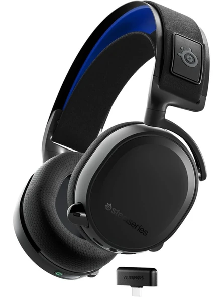 Steelseries Arctis 7p+ Black Wireless Gaming Kulaklık 2.4 Ghz(OUTLET)