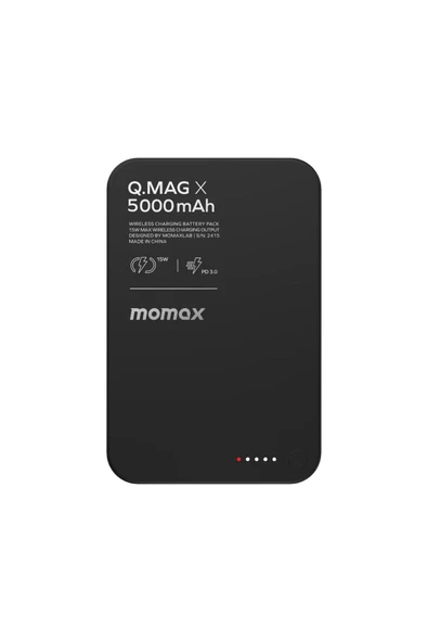 MOMAX IP116D Q.Mag X 5000mAh Magsafe Wireless Powerbank Siyah - 8
