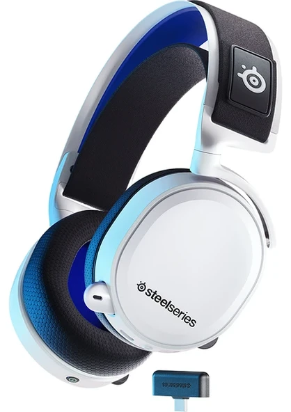 SteelSeries Arctis 7P+ Wireless Oyuncu Kulak Üstü Kulaklık Beyaz  (VİTRİN ÜRÜNÜ)