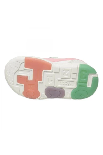 Vicco Queen 346.B25Y.180 Anatomik Taban Kız Çocuk Işıklı Spor Ayakkabı Beyaz 22-25 - 5