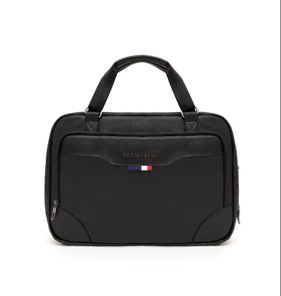 U.S. Polo Assn Çanta  EVR-PLEVR22485 15.6" Deri Notebook Taşıma çantası Siyah