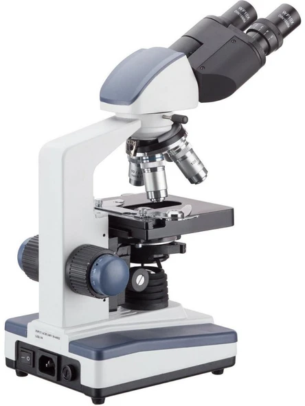 Alfalink Binoküler Mikroskop 2500x Bileşik Biyolojik Laboratuvar Eğitim Tıbbi - 4
