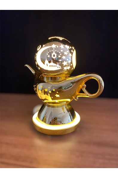 Ramazan Ayına Özel Fincan Figürlü Led Işıklı Süsleme Hediyelik Konsept - 2