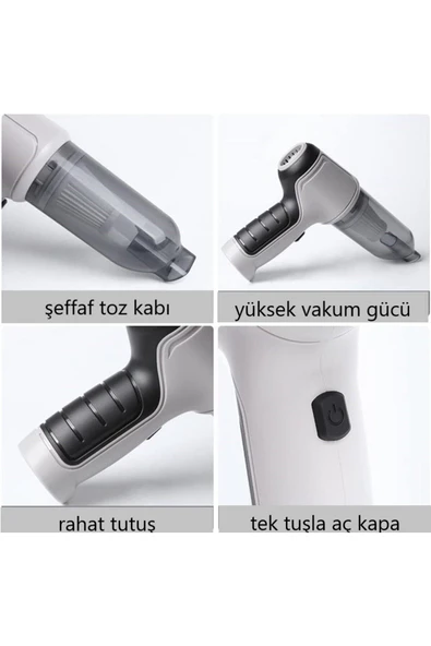 Pro Portatif Ev Ve Araç Içi Şarjlı Taşınabilir El Süpürgesi - 2