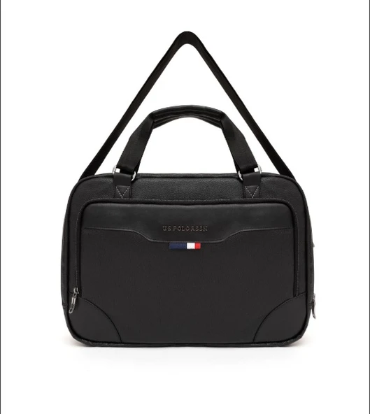 U.S. Polo Assn Çanta  EVR-PLEVR22485 15.6" Deri Notebook Taşıma çantası Siyah - 2