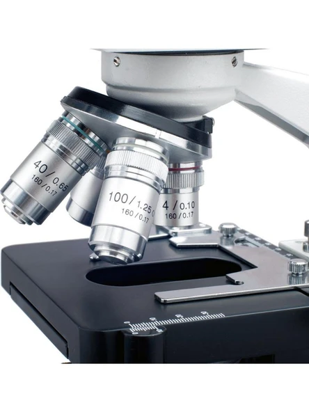 Alfalink Binoküler Mikroskop 2500x Bileşik Biyolojik Laboratuvar Eğitim Tıbbi - 3