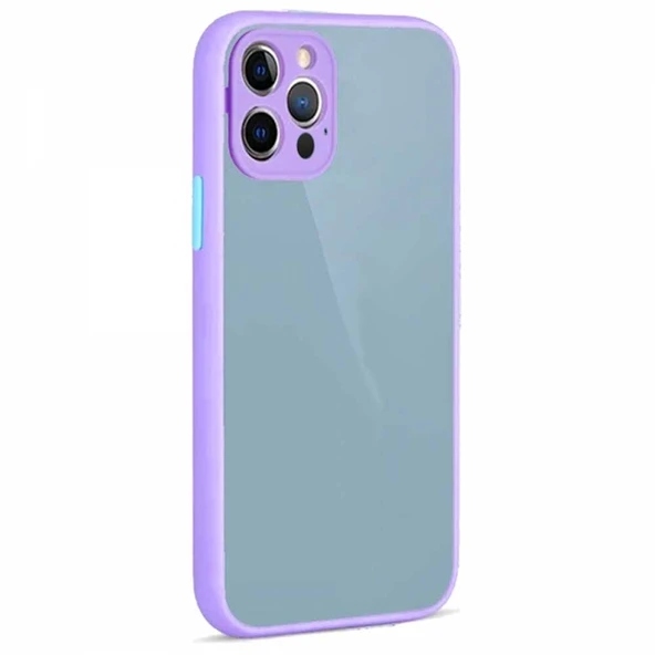 Apple iPhone 11 Pro Max Uyumlu Montreal Kılıf Ve Nano Cam Ekran Koruyucu Set Lila - 3