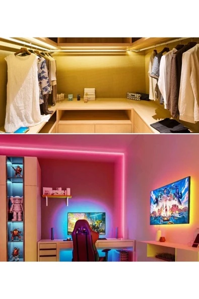Neon LED 5 Metre RGB Işıklı Kumandalı Dekoratif Işıklandırma - 4