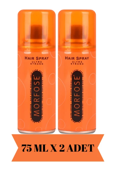 Morfose Ultra Strong Turuncu Sprey x2 Adet 75 ml