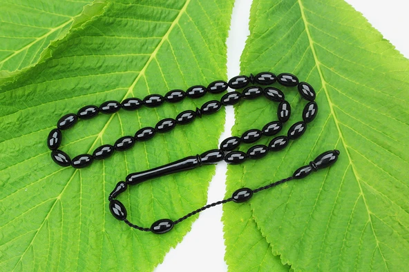 Oltu Taşı Beyzi Model Sistemli Tespih ürün görseli 1