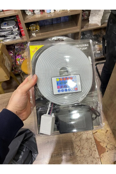 Neon LED 5 Metre RGB Işıklı Kumandalı Dekoratif Işıklandırma - 2