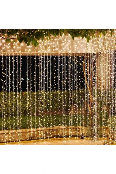 Perde Led 3x2mt 8 Kademeli Animasyon Fişli Dekorasyon Süsleme Işık