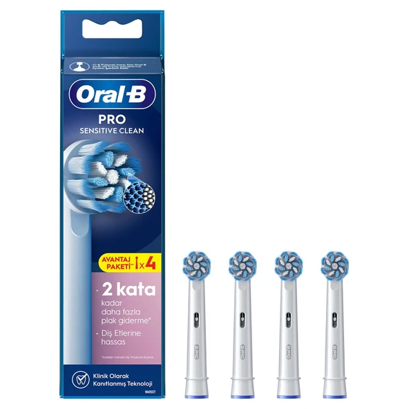 ORAL-B ŞARJLI YEDEK BAŞLIK SENSİTİVE DİŞ FIRÇASI 4'LÜ