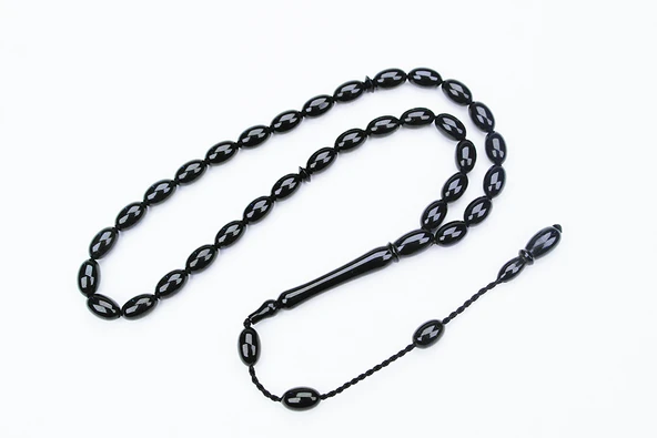 Oltu Taşı Beyzi Model Sistemli Tespih - Resim 2