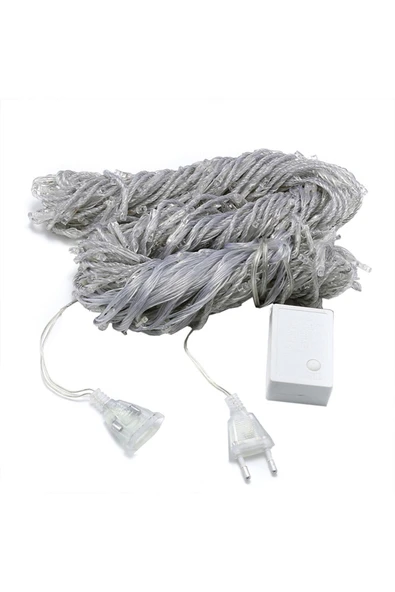 Akan Perde LED 3x3metre Sarı Dekor Bahçe Süs - 4