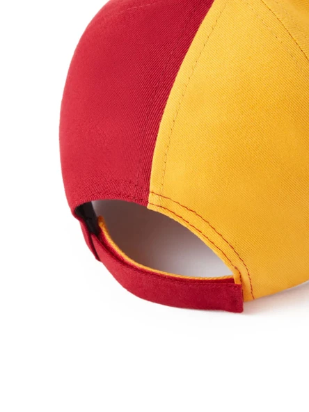 Galatasaray Lisanslı Şampiyonluk Özel Sarı Kırmızı 5 Yıldız Parçalı Şapka - 4