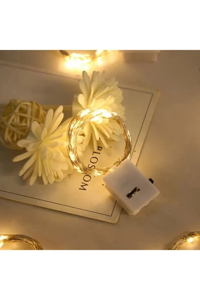 Kendinden Pilli Yeni Nesil Peri Led 2 Metre Dekor Süsleme Aydınlatma