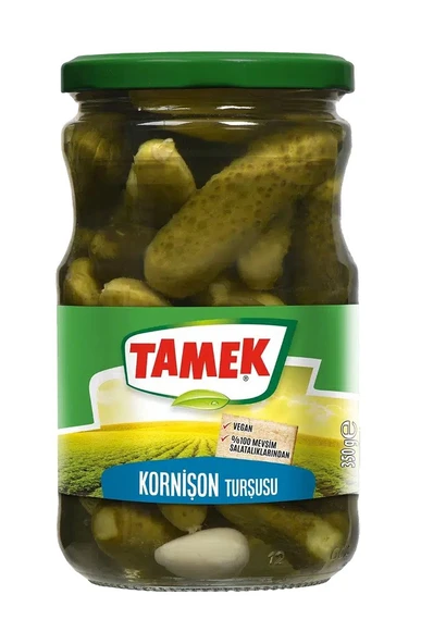 Tamek Kornişon Turşusu 350 gr x 3 Adet - 2