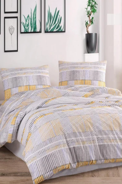 Ayçıl Çift Kişilik Nevresim Takımı Sarı ürün görseli