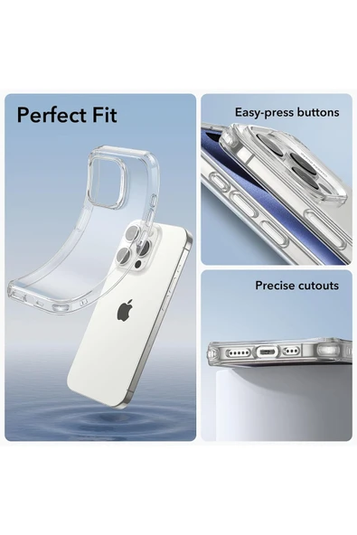 Apple iPhone 15 Kılıf 2.0MM Renksiz Şeffaf Yumuşak İnce Esnek Silikon Kapak Süper - 4