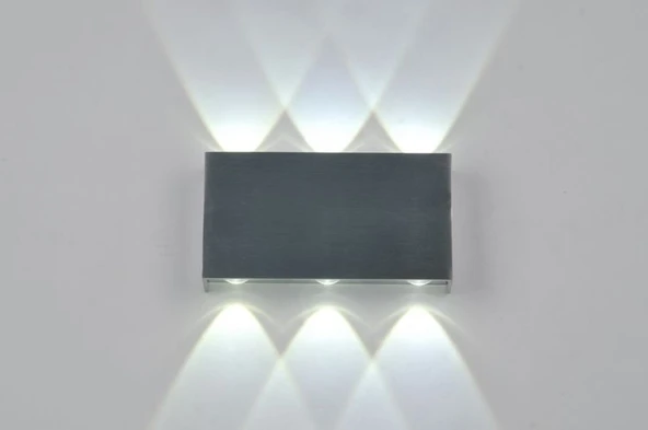 Elektrikle Çalışır, 12 Watt 3000 Kelvin Ledli, İç ve Dış Mekan Aplik, Yüksek Işık Güçlü Led Aplik - 7