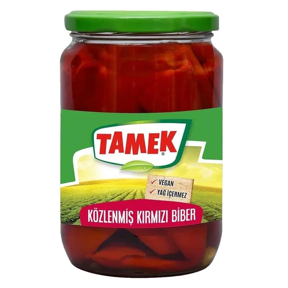 Tamek Közlenmiş Biber ve Patlıcan Cam Kavanoz 2 li - 3