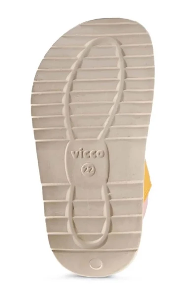 Vicco Krixi 321.B23Y.252 Anatomik Taban Kız Çocuk Sandalet Bej 22-25 - Resim 5